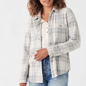 Faherty Legend plaid flannel shirt xl